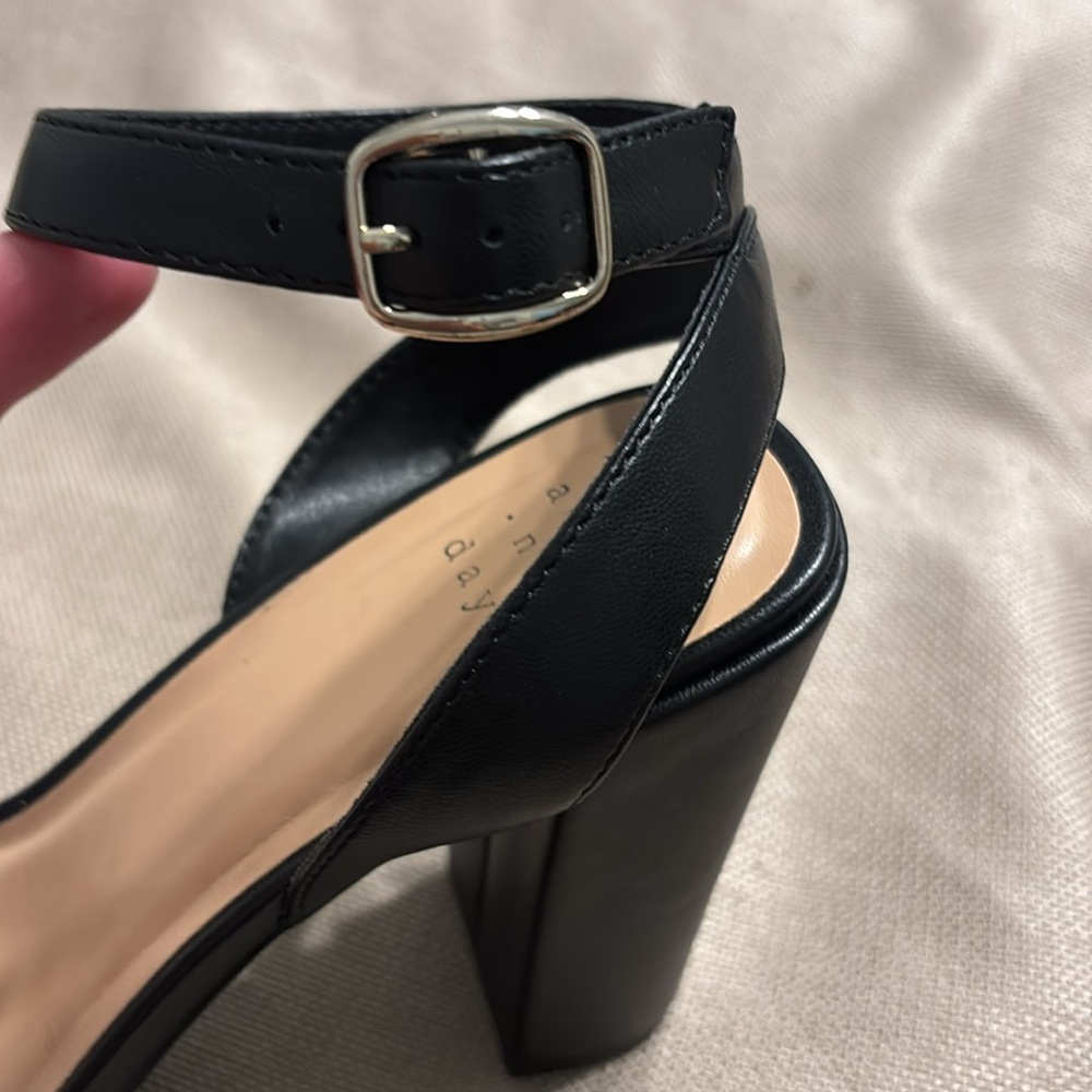 A New Day Ankle Strap Block Heels - Picture 6 of 9